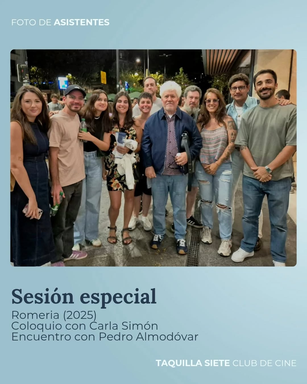 Encuentro con Pedro Almodóvar
